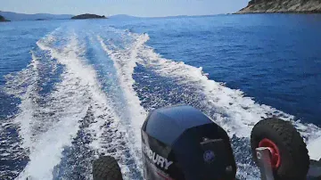 Mercury 20 EFI+Kolibri 400DSL, full speed 20nm