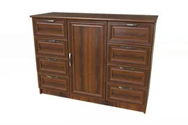Комод КМ-4/2 орех 91х12х480 Феникс
