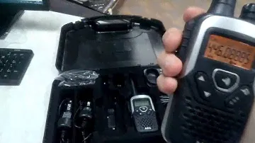 Радиостанция AEG Voxtel (в комплекте 2 рации, дальность приема до 10 км)