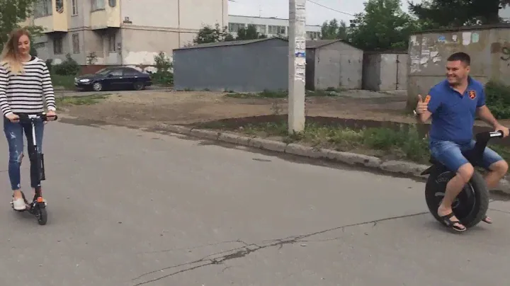 До 100 км на одной зарядке!  Гироскутер-моноколесо EcoDrive Moto (Toxozers, Forthgoer) Новосибирск
