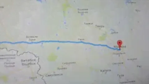 Расстояние от Москвы до Риги 920 км