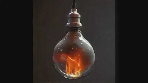 💡Явление, которое не увидишь невооружённым глазом — перегорание лампочки (замедленная съёмка)
